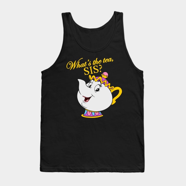 What's The Tea? Tank Top by BearAndOwl